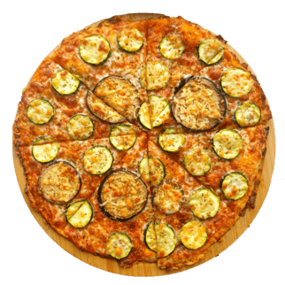 Pizza mit Zucchini