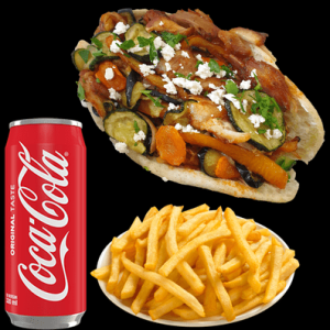 30. Menü- Döner mit Cola und Pommes