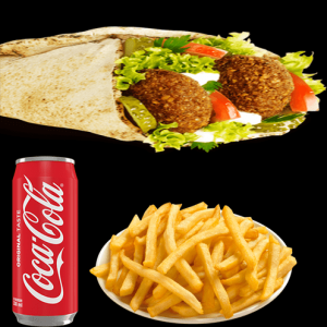 34. Menü- Falafel Dürüm mit Cola und Pommes