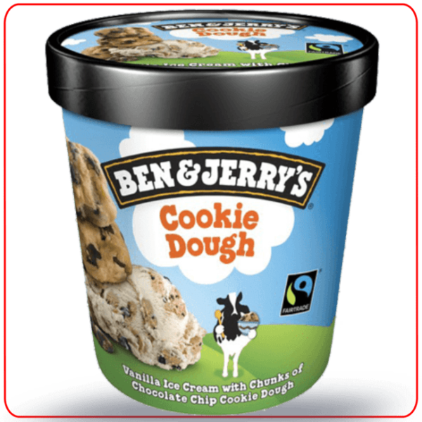 162. Ben & Jerry's (Cookie Dough) 465 ml