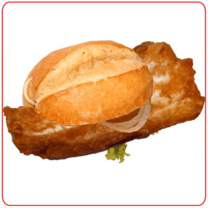 18,4 . Wild Lachsfilet Fisch Brötchen