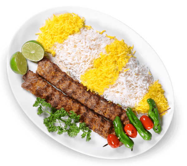Kabab Kubideh (کباب کوبیده) (Holzgrill) Halal