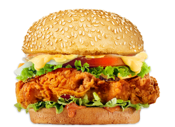 40.  Crispy Nuggets-burger